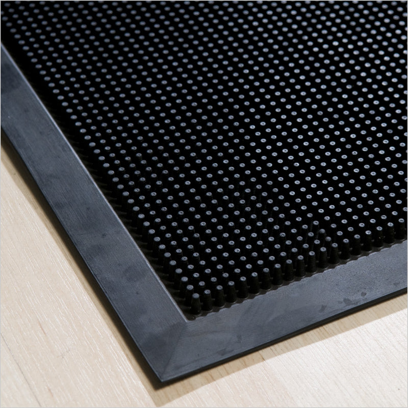 Heavy Duty Scrapes Dirt Finger Tip Rubber Outdoor Mat - China